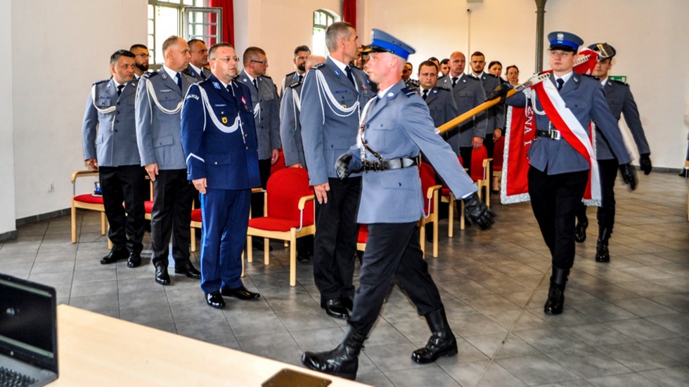 40 awansów nowodworskich funkcjonariuszy z okazji Święta Policji.