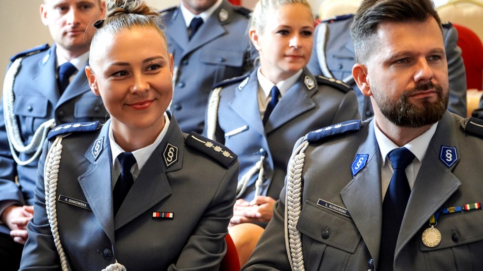 40 awansów nowodworskich funkcjonariuszy z okazji Święta Policji.
