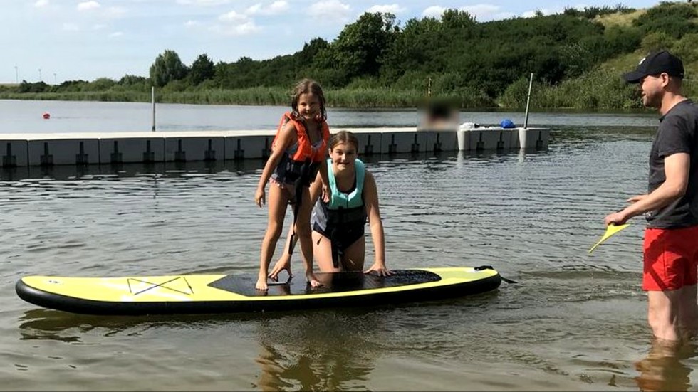 Malbork. Mł. asp. Tristan Fijołek uratował tonącą 9-letnią dziewczynkę.