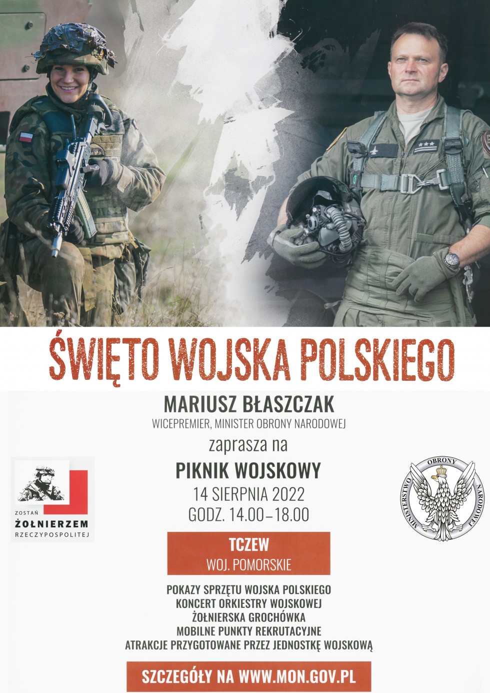 Weekend z wojskiem na Bulwarze Nadwiślańskim w Tczewie.