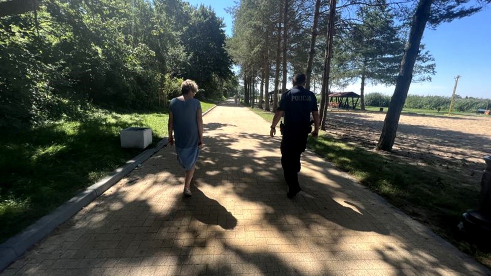 Malbork. Wspólne działania nad wodą służb mundurowych i sanepidu.
