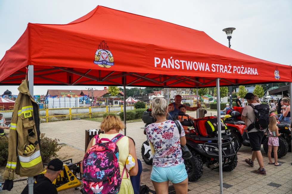 Krynica Morska. Co zrobić, by wakacje były bezpieczne? Piknik edukacyjno – profilaktyczny.