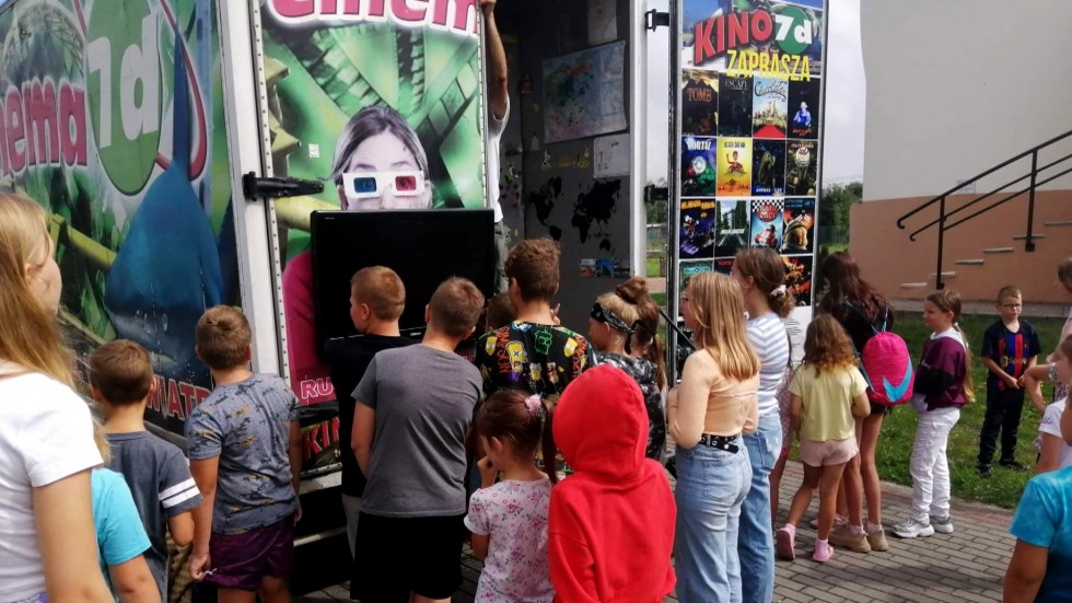 Gmina Miłoradz. Na seansie w w kinie 7 D.