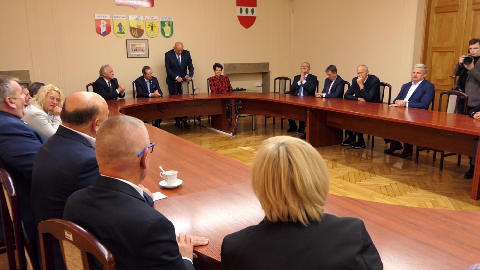 Mieszkańcy powiatu sztumskiego spotkali się z Marszałkiem Senatu RP Tomaszem Grodzkim.