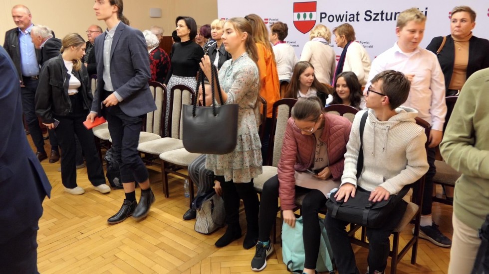 Mieszkańcy powiatu sztumskiego spotkali się z Marszałkiem Senatu RP Tomaszem Grodzkim.