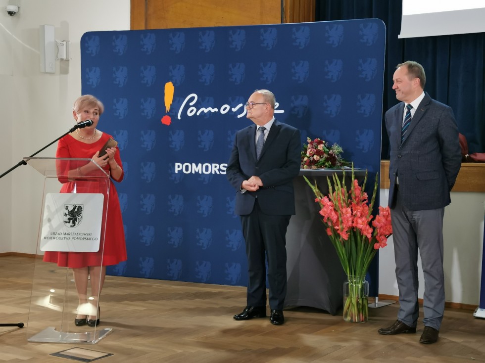 Sztutowo. Małgorzata Błaszak Nauczycielem Pomorza Roku 2022.