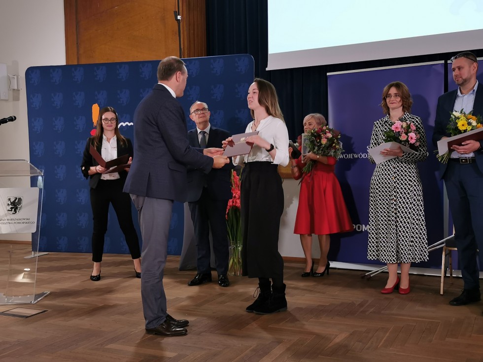Sztutowo. Małgorzata Błaszak Nauczycielem Pomorza Roku 2022.