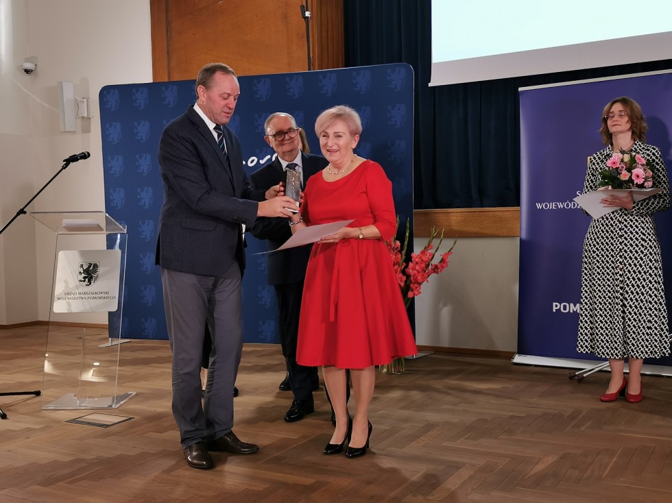 Sztutowo. Małgorzata Błaszak Nauczycielem Pomorza Roku 2022.