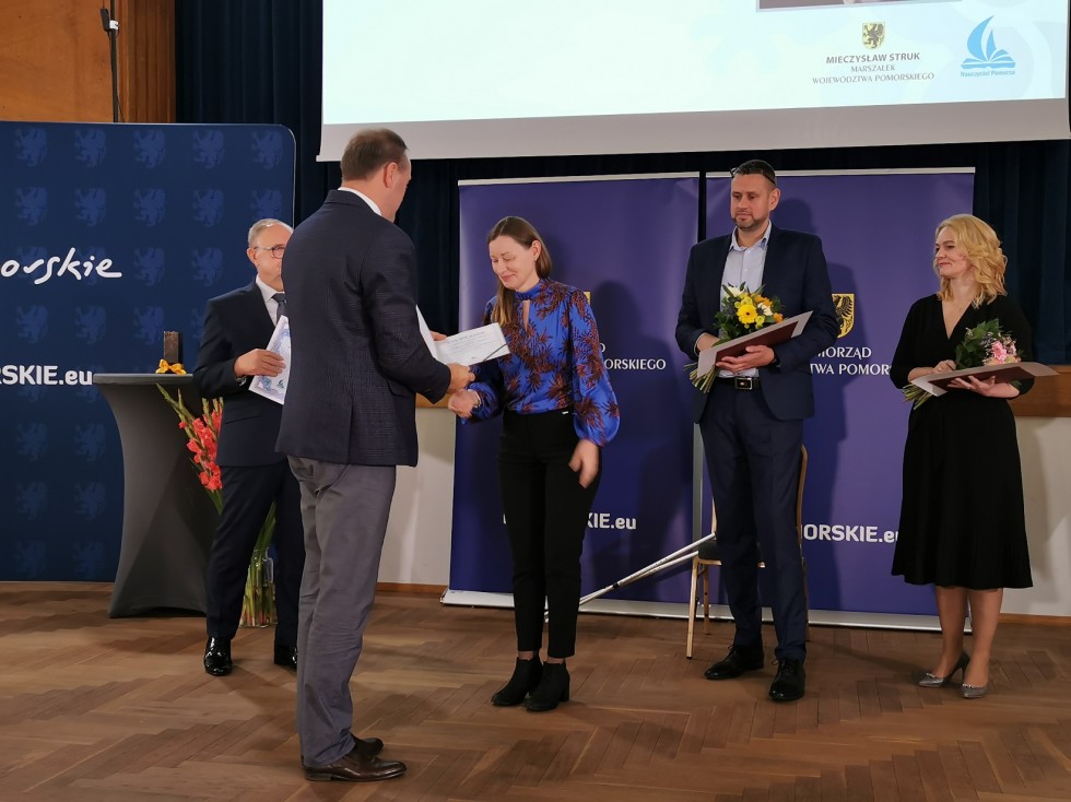 Sztutowo. Małgorzata Błaszak Nauczycielem Pomorza Roku 2022.