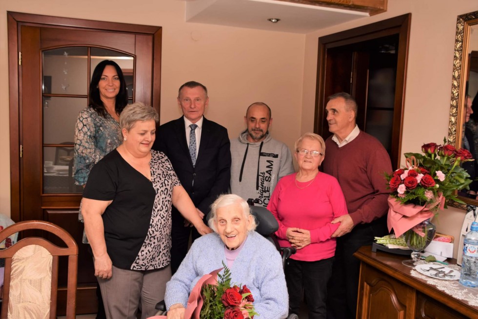 Nowy Dwór Gdański. Jubileusz 100. urodzin Anny Glazer.