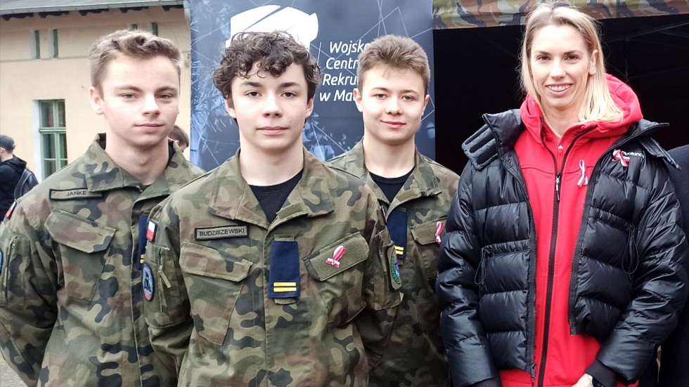 Malbork. Uczniowie ZST w Wojskowej Grze Terenowej.