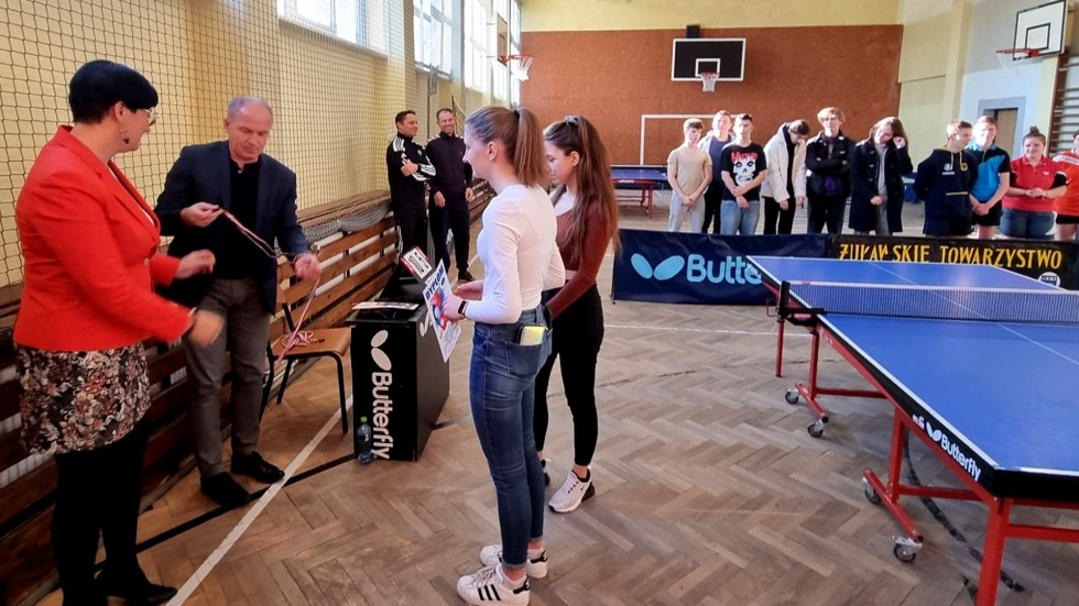Nowy Dwór Gdański. Sukces drużyny ZS w Półfinale Wojewódzkim w drużynowym tenisie stołowym.