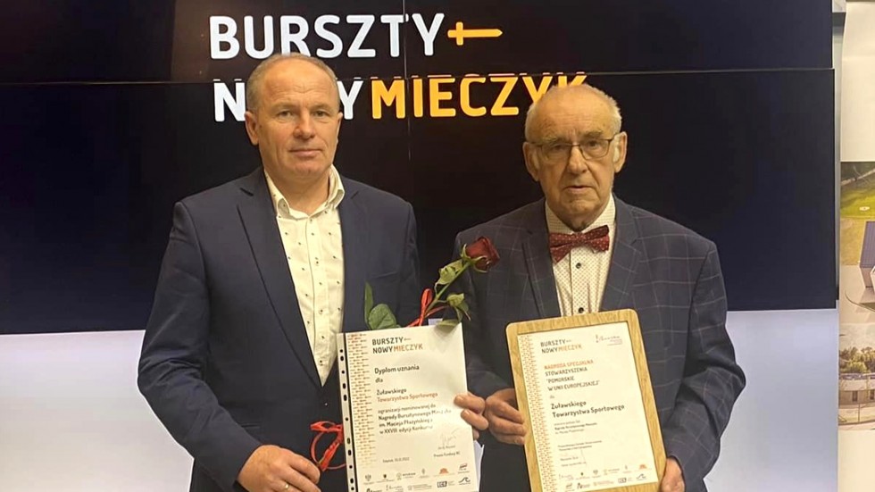 Nowy Dwór Gdański. Żuławskie Towarzystwo Sportowe laureatem Bursztynowego Mieczyka.