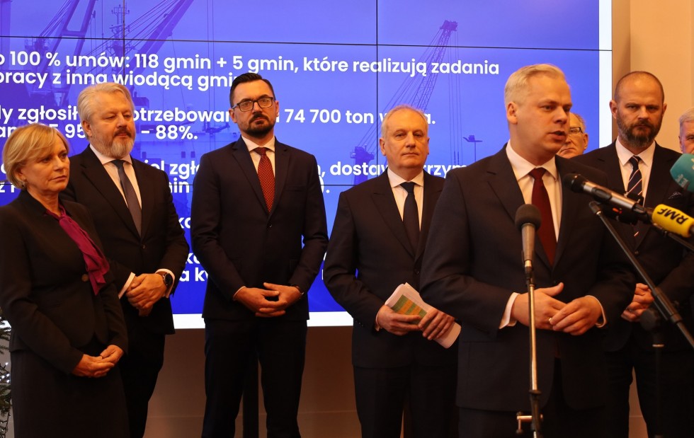 Gmina Miłoradz. Dystrybucja węgla w preferencyjnej cenie – spotkanie samorządowców z Wojewodą.
