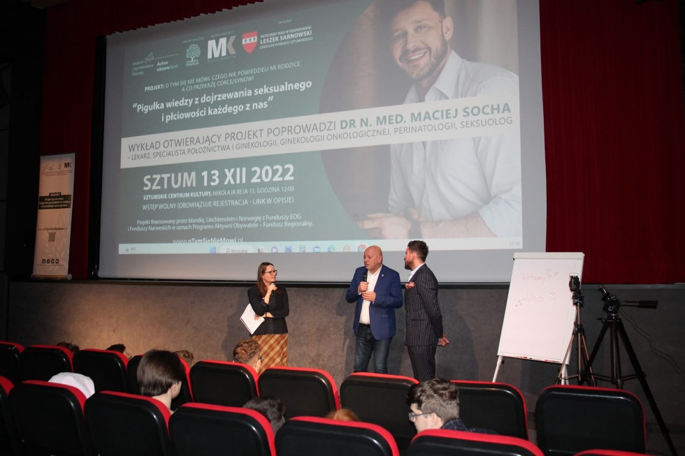 Sztum. O tym się nie mówi – spotkanie z dr. n. med. Maciejem Sochą.
