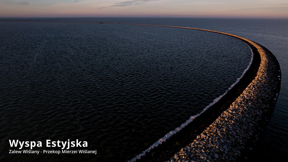 Budowa sztucznej wyspy na Zalewie Wiślanym - Wyspa Estyjska - Grupa NDI #przekopmierzeiwiślanej