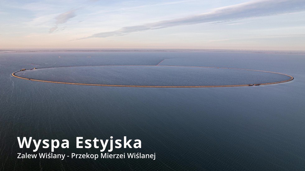 Budowa sztucznej wyspy na Zalewie Wiślanym - Wyspa Estyjska - Grupa NDI #przekopmierzeiwiślanej