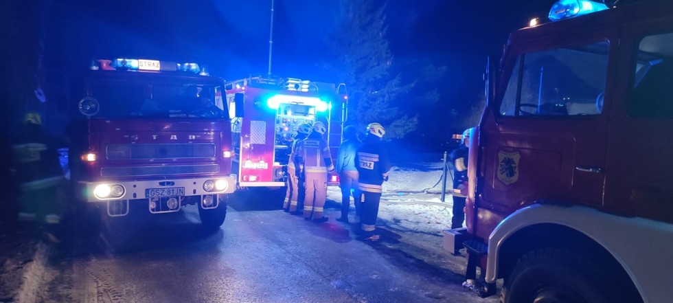 Powiat sztumski. Pożar garażu i stodoły w Żuławce Sztumskiej.