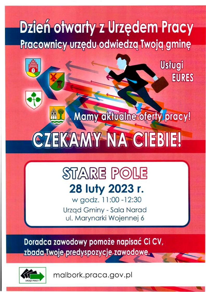 Gmina Stare Pole. Dzień Otwarty Powiatowego Urzędu Pracy.