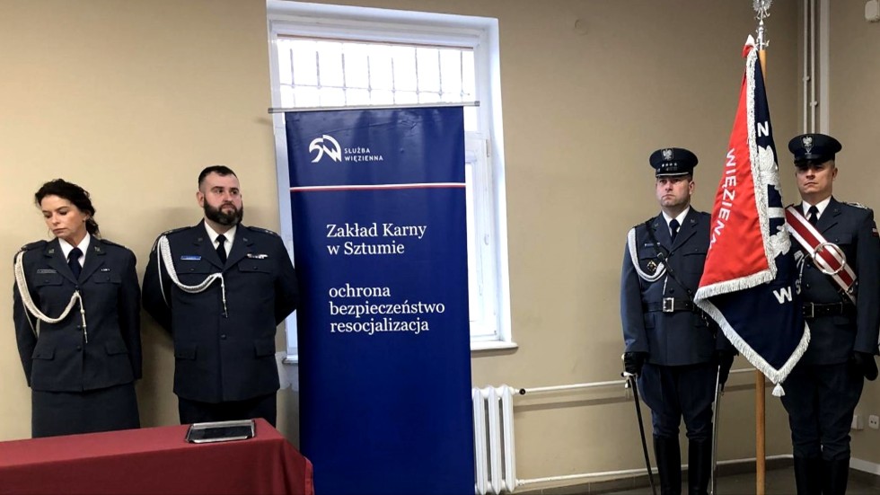 Sztum. Awanse na wyższe stopnie służbowe w Zakładzie Karnym.