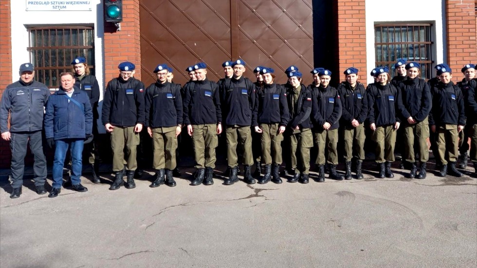 Malbork. Uczniowie z Zespołu Szkół Technicznych z wizytą w sztumskim Zakładzie Karnym.