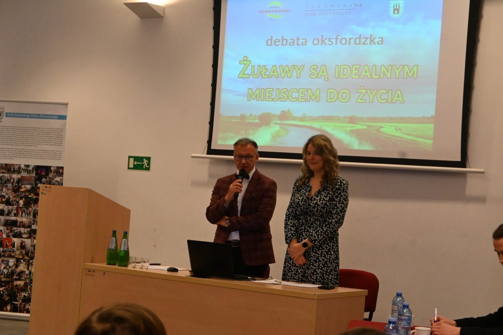 Nowy Dwór Gdański.  Żuławy są idealnym miejscem do życia – debata oksfordzka.