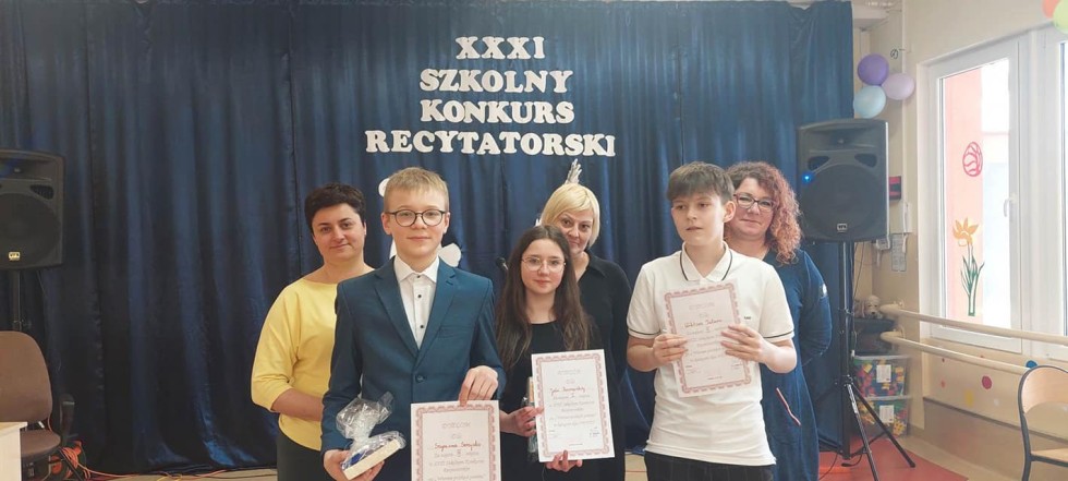 Gmina Malbork. Szkolny Konkurs Recytatorski – poznajcie laureatów.