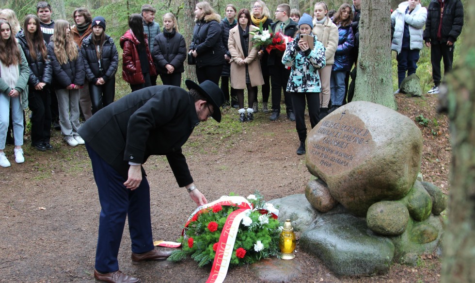 83. Rocznica Rozstrzelania Polaków z Wolnego Miasta Gdańsk w 1940 r. w obozie Stutthof.
