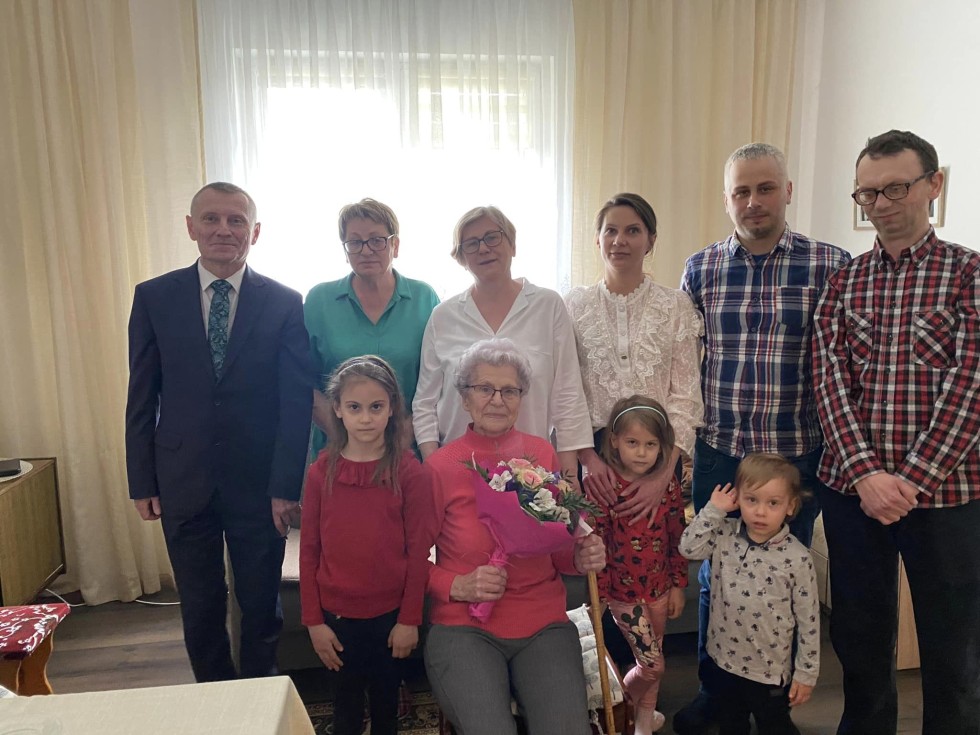 Nowy Dwór Gdański. Jubileusz 91. urodzin Władysławy Jagusińskiej.