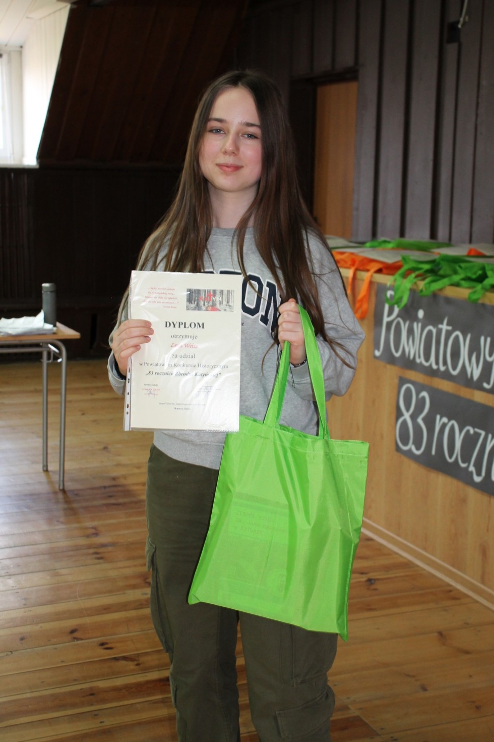 Powiat sztumski. Poznajcie laureatów konkursu wiedzy o zbrodni katyńskiej.
