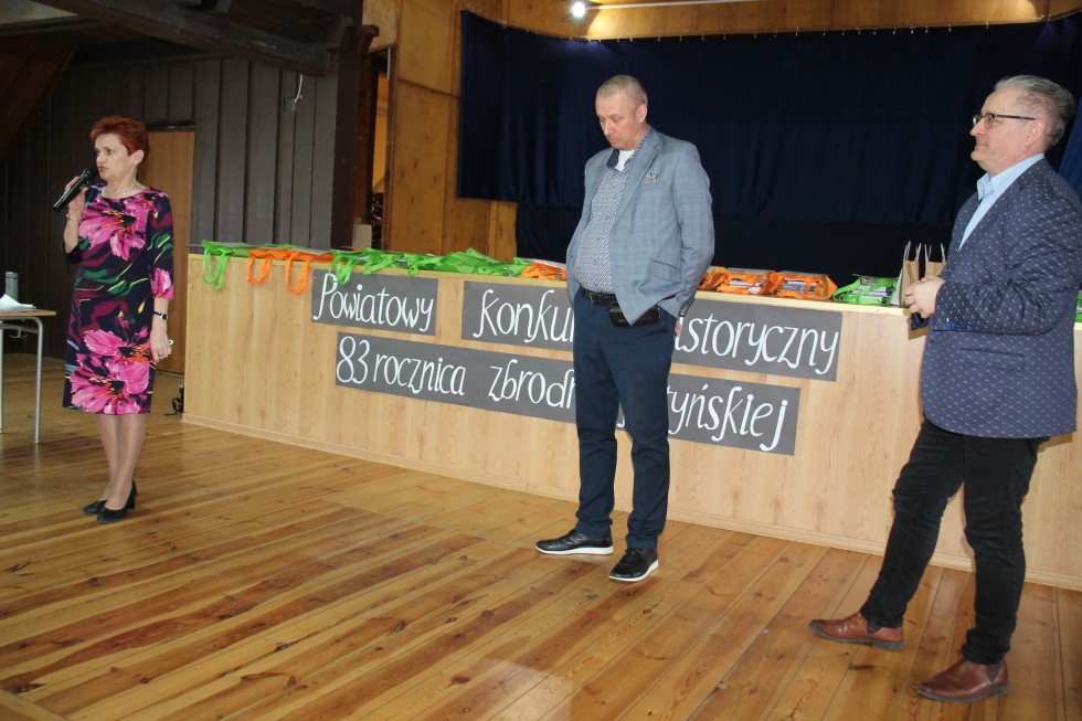 Powiat sztumski. Poznajcie laureatów konkursu wiedzy o zbrodni katyńskiej.