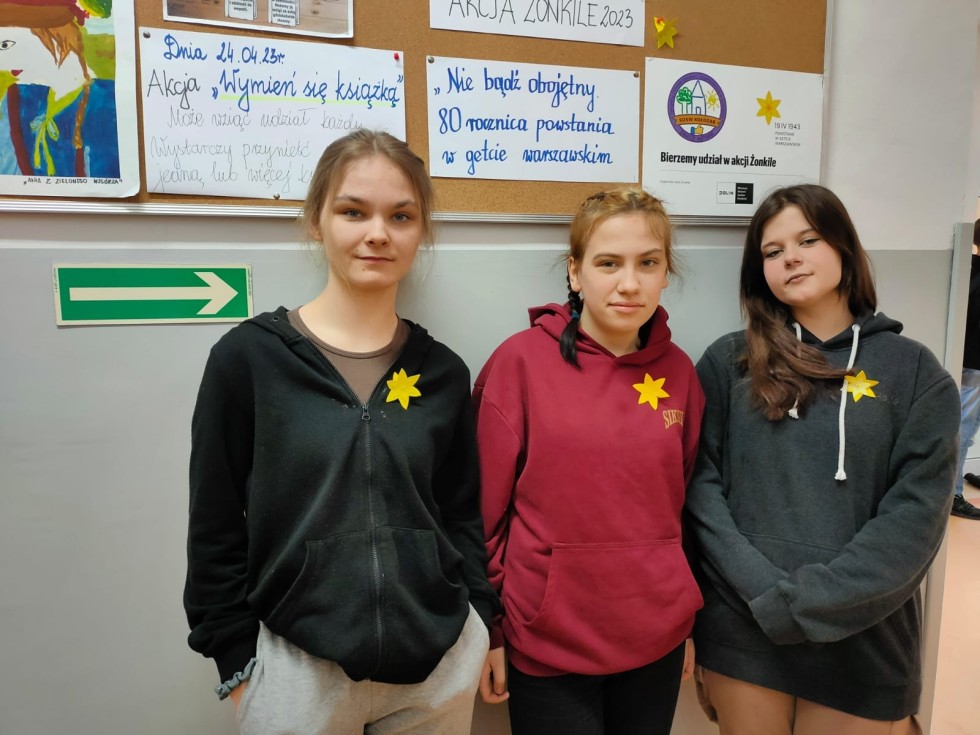 Sztum. Żonkile Pamięci – 80. rocznica wybuchu Powstania w Getcie Warszawskim.