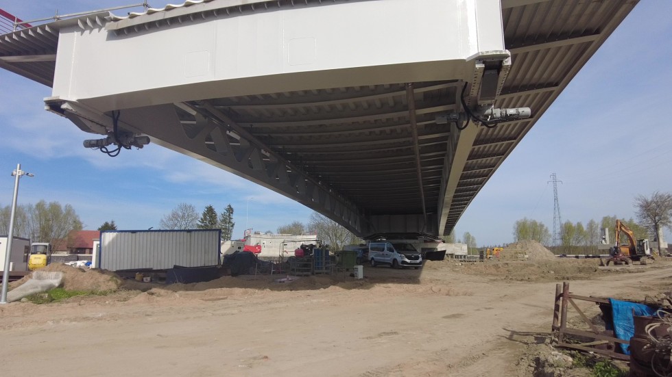 Nowakowo. Zobacz obrót nowego mostu. Etap II Przekopu Mierzei Wiślanej  - 21.04.2023