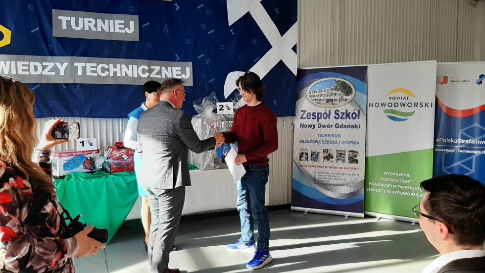 Nowy Dwór Gdański. Wojewódzki Turniej Wiedzy Technicznej za nami – poznajcie laureatów.
