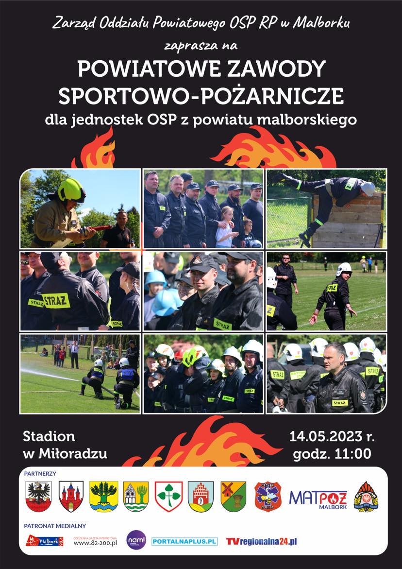Miłoradz. Wkrótce Powiatowe Zawody Sportowo – Pożarnicze dla jednostek OSP.