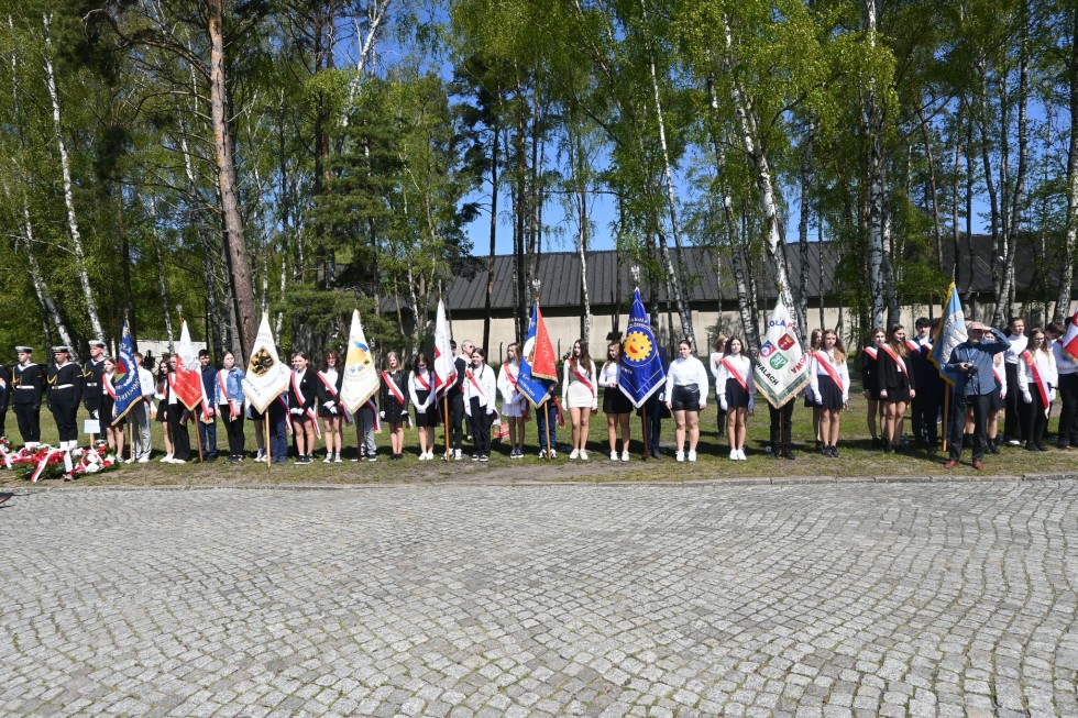 Powiat nowodworski. 78. rocznica oswobodzenia niemieckiego obozu KL Stutthof.