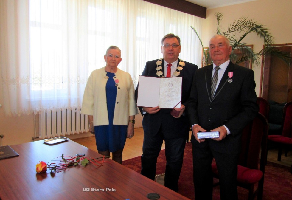 Gmina Stare Pole. Jubileusz Złotych Godów państwa Wiesławy i Bogumiła Kolaska.