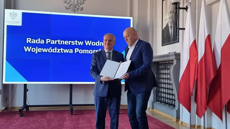 Sztum. Akt powołania Rady Partnerstw Wodnych Województwa Pomorskiego.