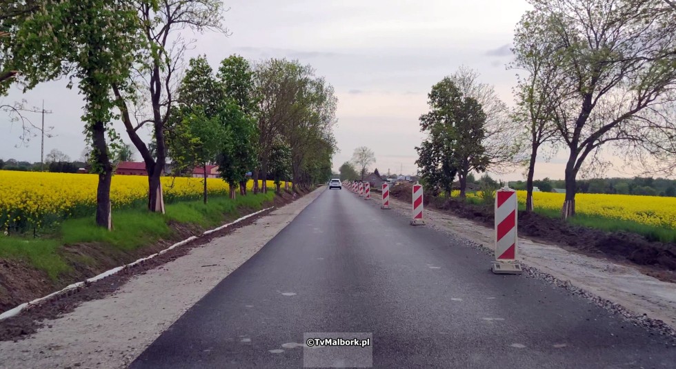 Przebudowa DK22 od Malborka do Starego Pola. Zobacz postęp prac maj 2023  - wideo