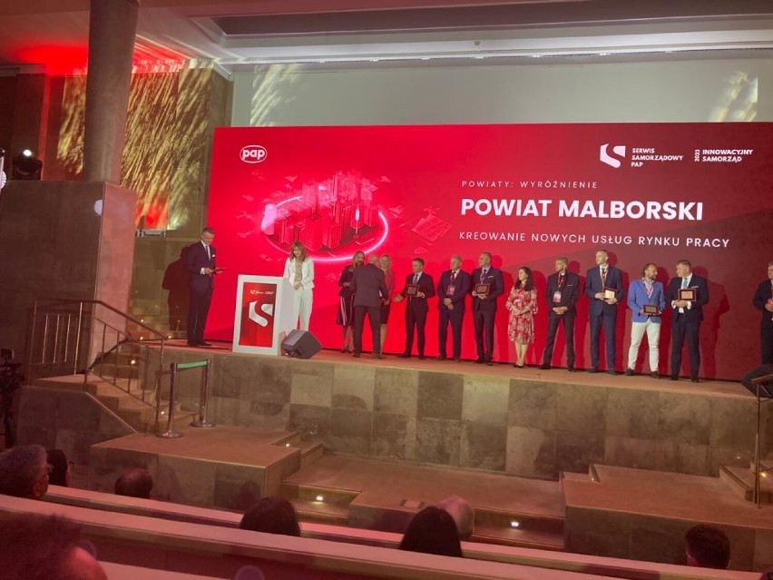 Malbork. Powiat wyróżniony w konkursie Innowacyjny Samorząd 2023.