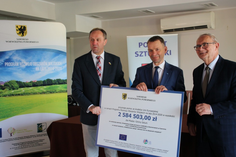 Sztum/Nowy Dwór Gdański. Dofinansowanie na przebudowę dróg.