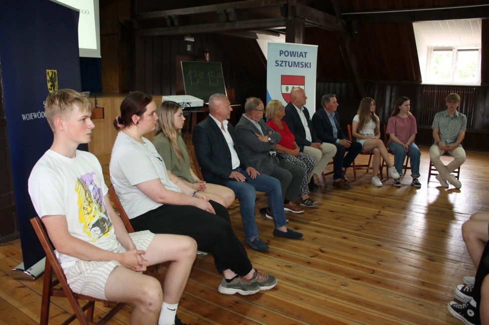 Powiat sztumski. Młodzież to nasza przyszłość - spotkanie z samorządowcami.