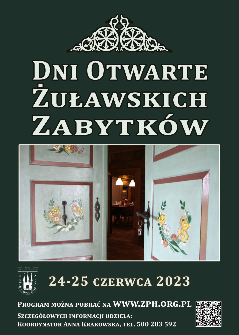 24 i 25 czerwca - Dni Otwarte Zabytków Żuławskich.