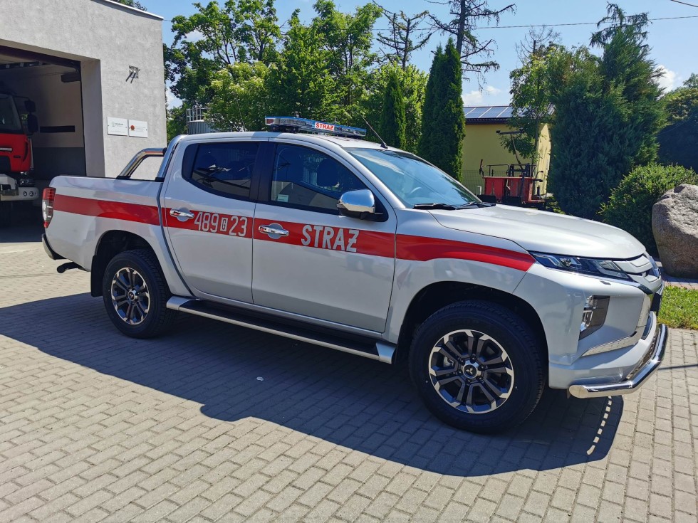 Miłoradz. Flota OSP powiększyła się o nowy samochód.