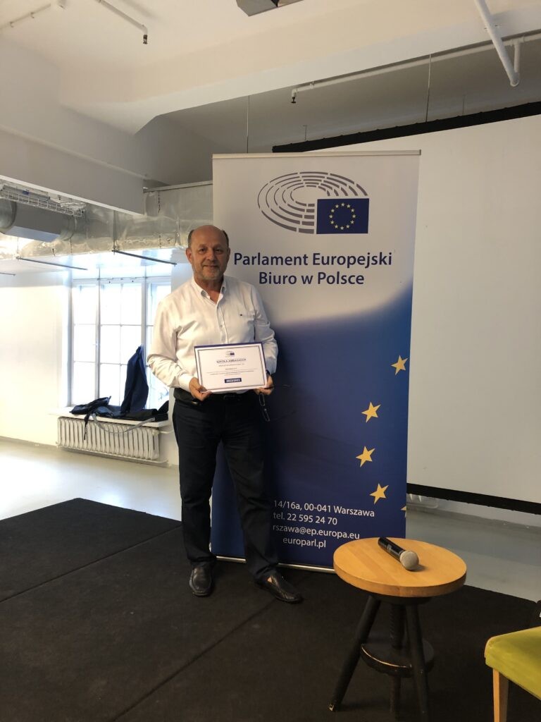 Malbork. Technikum nr 3 po raz drugi Szkołą – Ambasadorem Parlamentu Europejskiego.