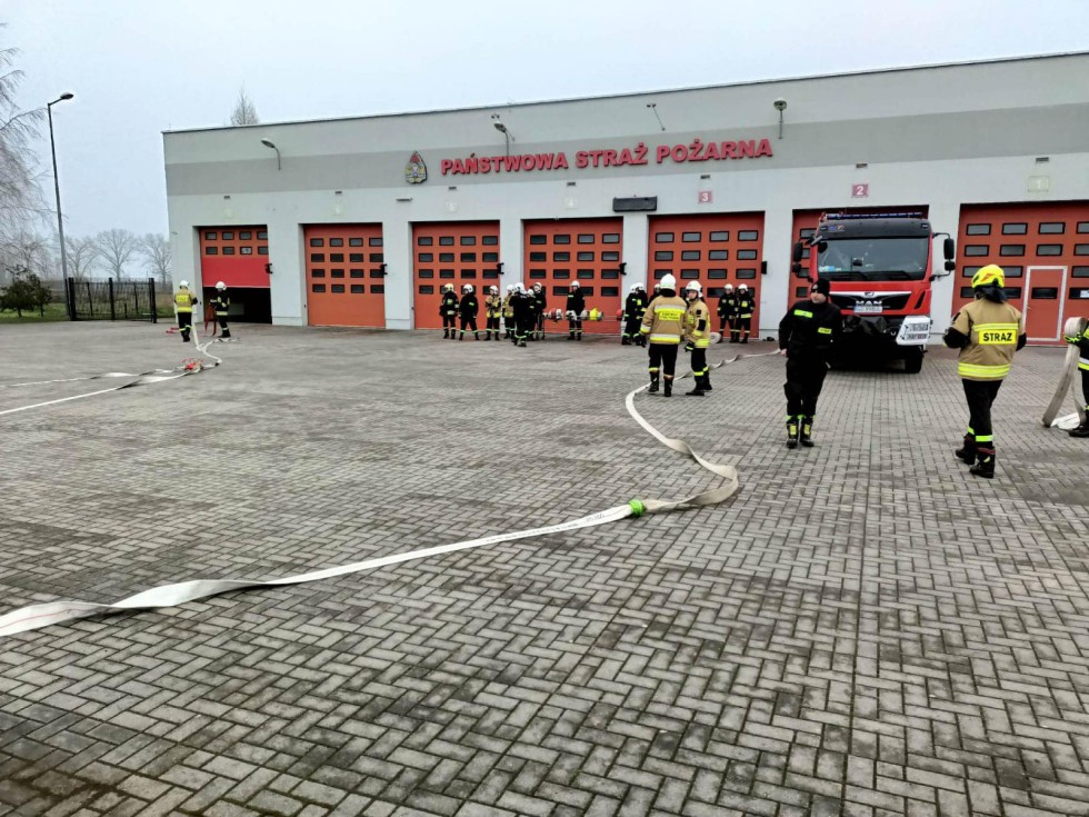 Nowy Dwór Gdański. Uroczyste podsumowanie szkolenia dla ratowników OSP.