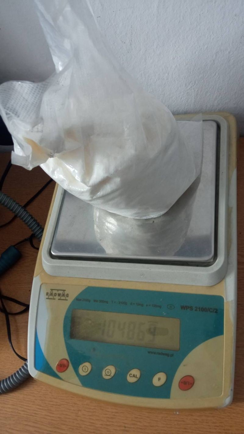 Malbork/Kwidzyn. Miał przy sobie ponad kilogram amfetaminy – grozi mu do 10 lat więzienia.