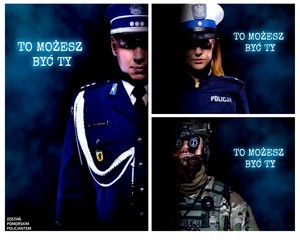 Malbork. Zostań jednym z nas - policjanci zachęcają do wstąpienia w swoje szeregi.
