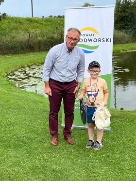 Powiat nowodworski. Zakończenie lata z wędką – zawody wędkarskie dla dzieci i młodzieży.