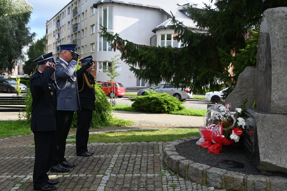 Nowy Dwór Gdański. Upamiętnienie 84. rocznicy wybuchu II wojny światowej.